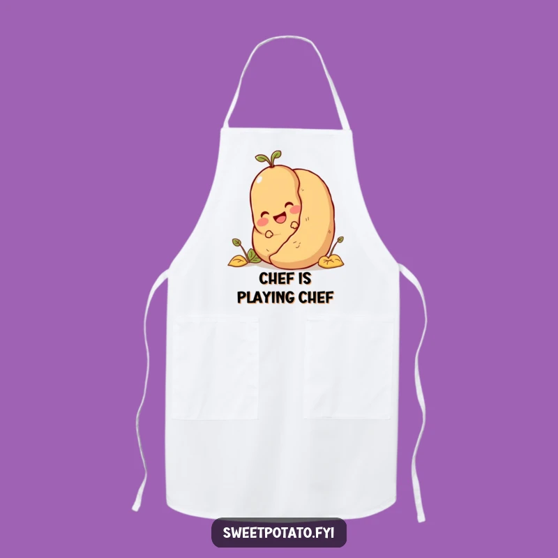 Funny Hide-and-Seek Apron: Delighted Spud Chef Game Gift