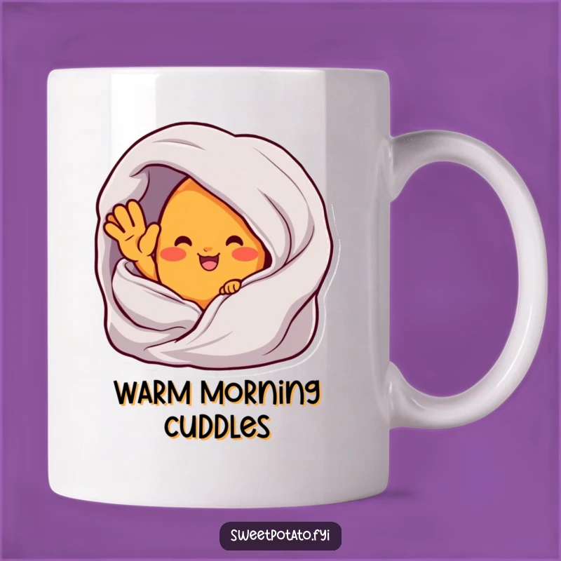 Funny Cozy Sweet Potato Mug - Hilarious Cartoon Gift for Ultimate Comfort!