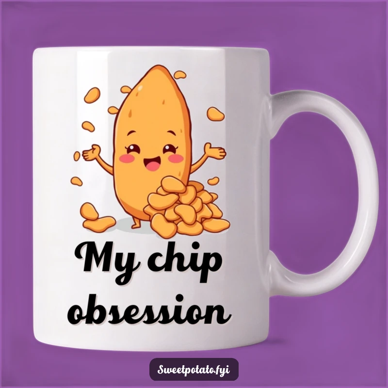 Funny Sweet Potato Chips Mug: Celebrate Spud Perfection with Pride
