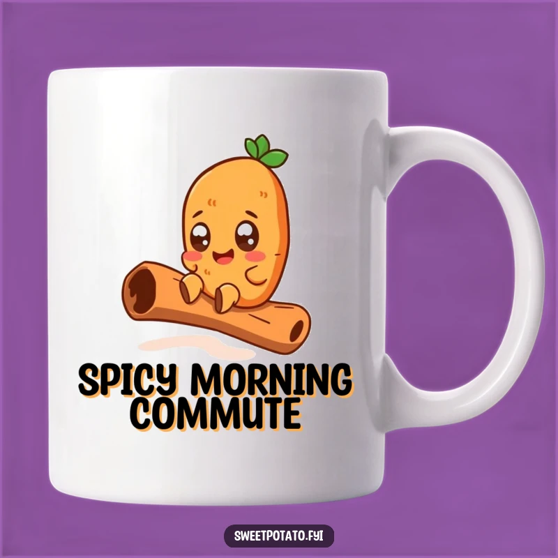 Funny Sweet Potato Cinnamon Stick Mug: Spicy Fun, The Perfect Funny Gift!