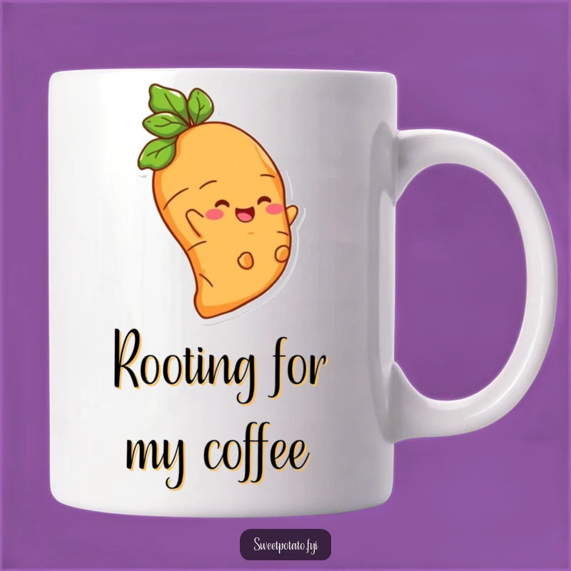 Funny Sweet Potato Root Rider Mug: A Hilarious Vegetable Gift for Joyful Mornings