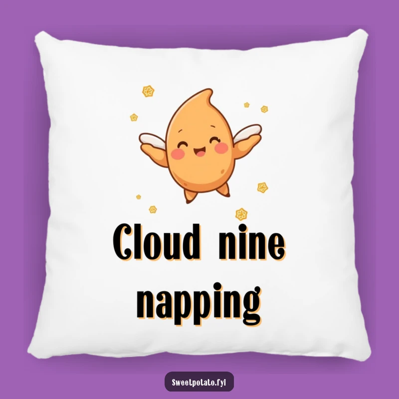 Funny Flying Sweet Potato Pillow: Cuddle Up with Whimsical Comfort