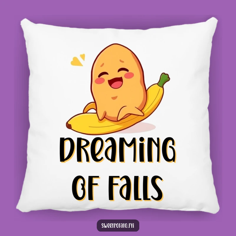 Funny Fallen Potato Pillow: Comfy and Hilarious Decor for Sofa Slapstick Fans