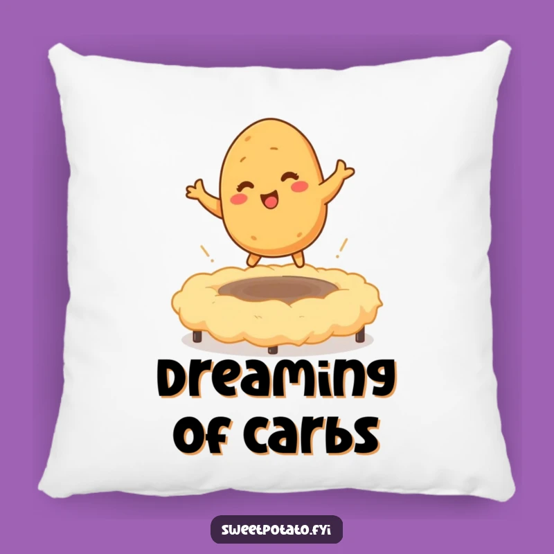 Funny Sweet Potato Bounce Pillow: Cozy Character Comfort, Sweet Humorous Gift