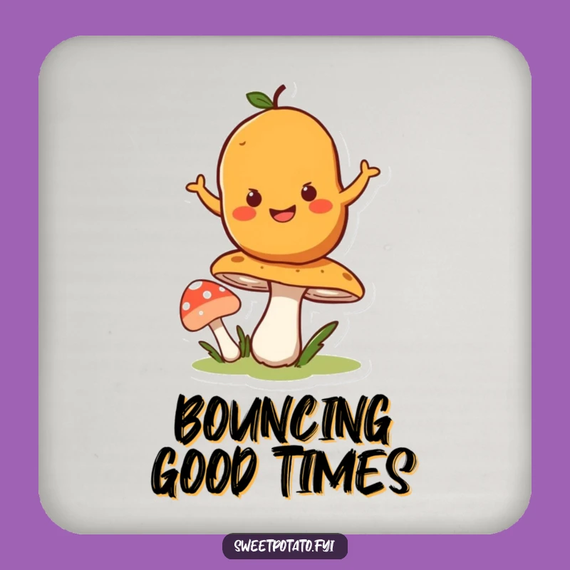 Funny Bouncing Potato Coaster: Protect Surfaces with Veggie Bounce
