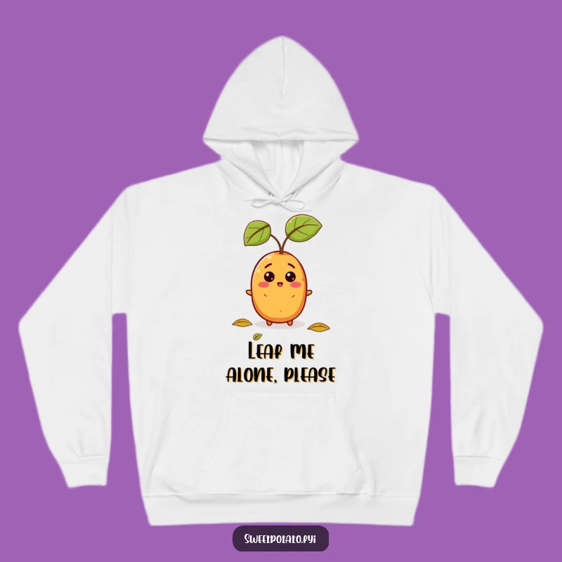 Funny Cozy Sweet Potato Hoodie - Warm & Hilarious Cartoon Apparel for Chilly Days!