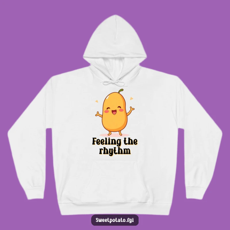Funny Dancing Sweet Potato Hoodie - Cozy Moves for Happy Days!