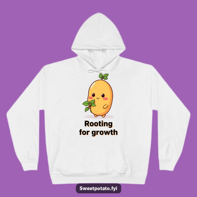 Funny Sprout Sweet Potato Hoodie - Cozy Comfort & Growing Cheer!