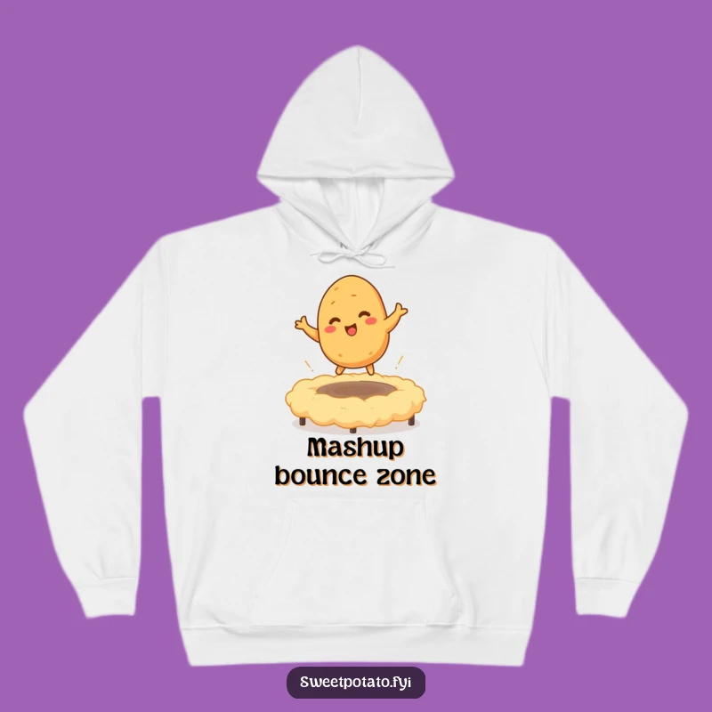 Funny Sweet Potato Bounce Hoodie: Cozy Character Comfort, Perfect Warm Gift