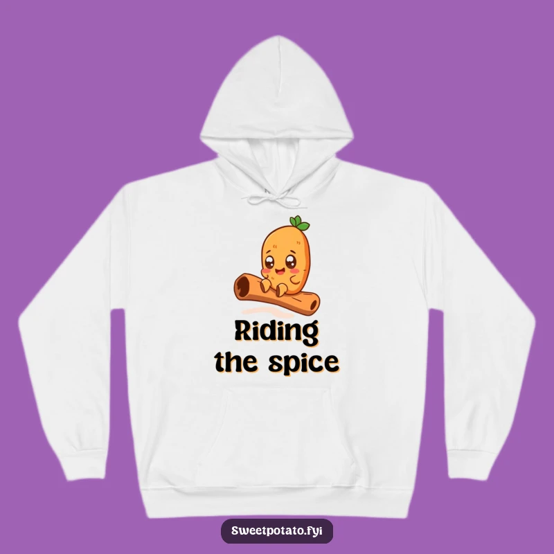 Funny Sweet Potato Cinnamon Stick Hoodie: Cozy Thrills, The Ultimate Funny Gift