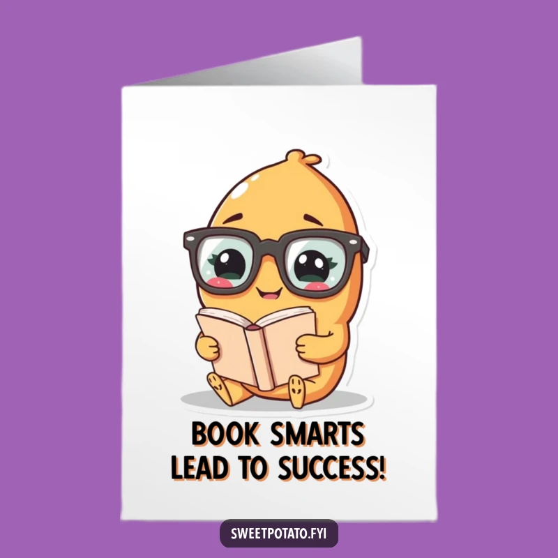 Free Printable Congrats Card: Giggling Sweet Potato Reader Downloadable Gift