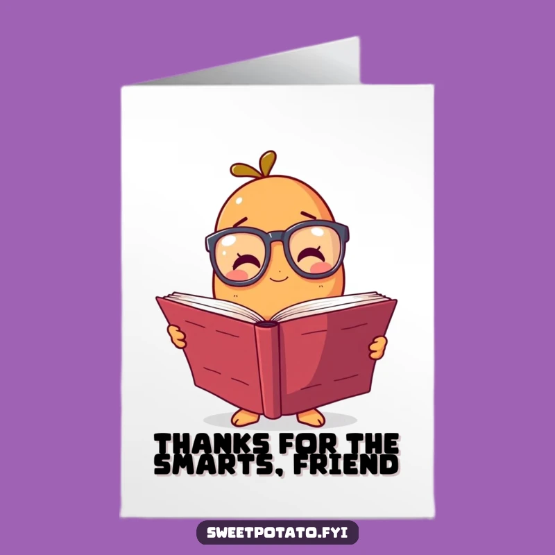 Free Printable Thank You Card: Grateful Sweet Potato, Humorous Thank You Gift