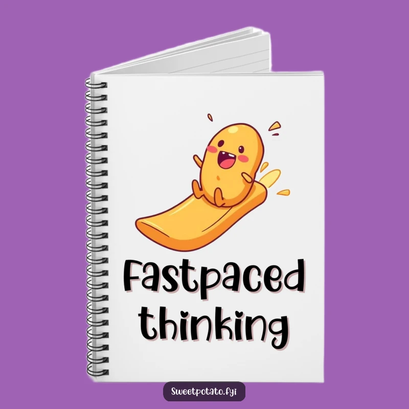 Funny Crisp Slide Notebook: Excited Spud Journal for Adventure Ideas
