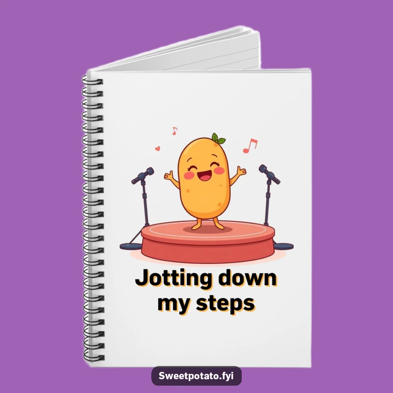 Funny Sweet Potato Jig Notebook: Happy Spud Journal for Creative Ideas