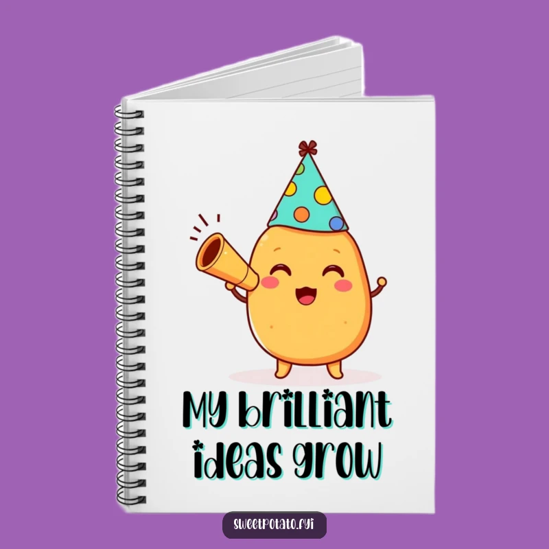 Funny Sweet Potato Party Notebook - Jot Down Your Celebratory Ideas!