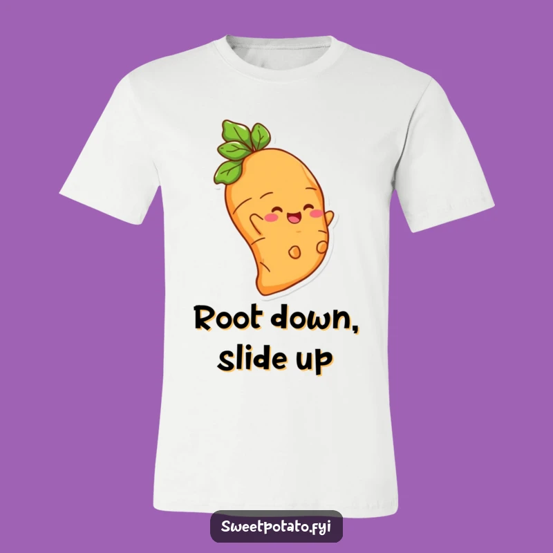 Funny Sweet Potato Root Rider T-Shirt: Wear Your Laughter with this Veggie Tee Gift