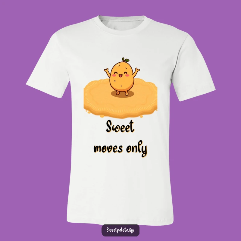 Funny Dancing Sweet Potato T-Shirt: Wear Your Happy Spud Moves